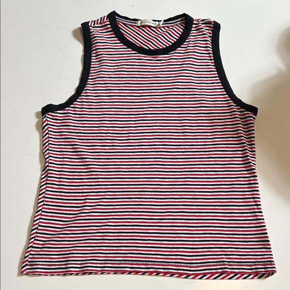 Rag & Bone Striped Cotton Tank Top size small - Picture 1 of 15